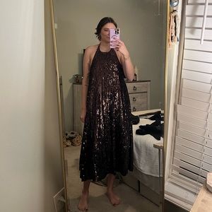 Zara Sequin Midi